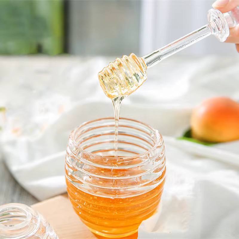 Acrylic honey dispenser