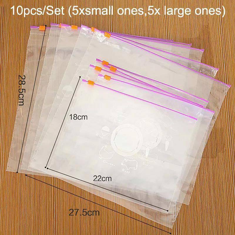 Reusable ziplock bags set of 20pcs