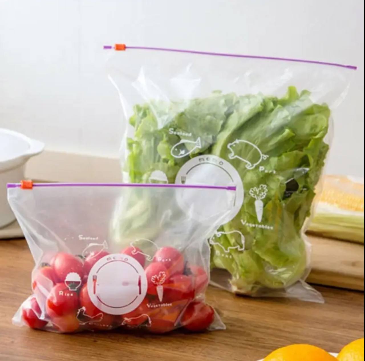 Reusable ziplock bags set of 20pcs