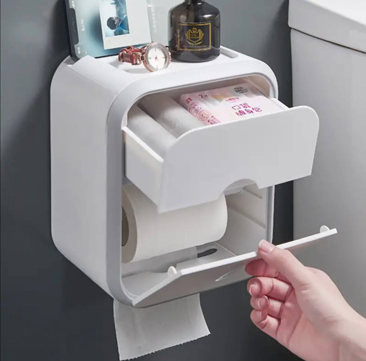 Multifunctional tissue box