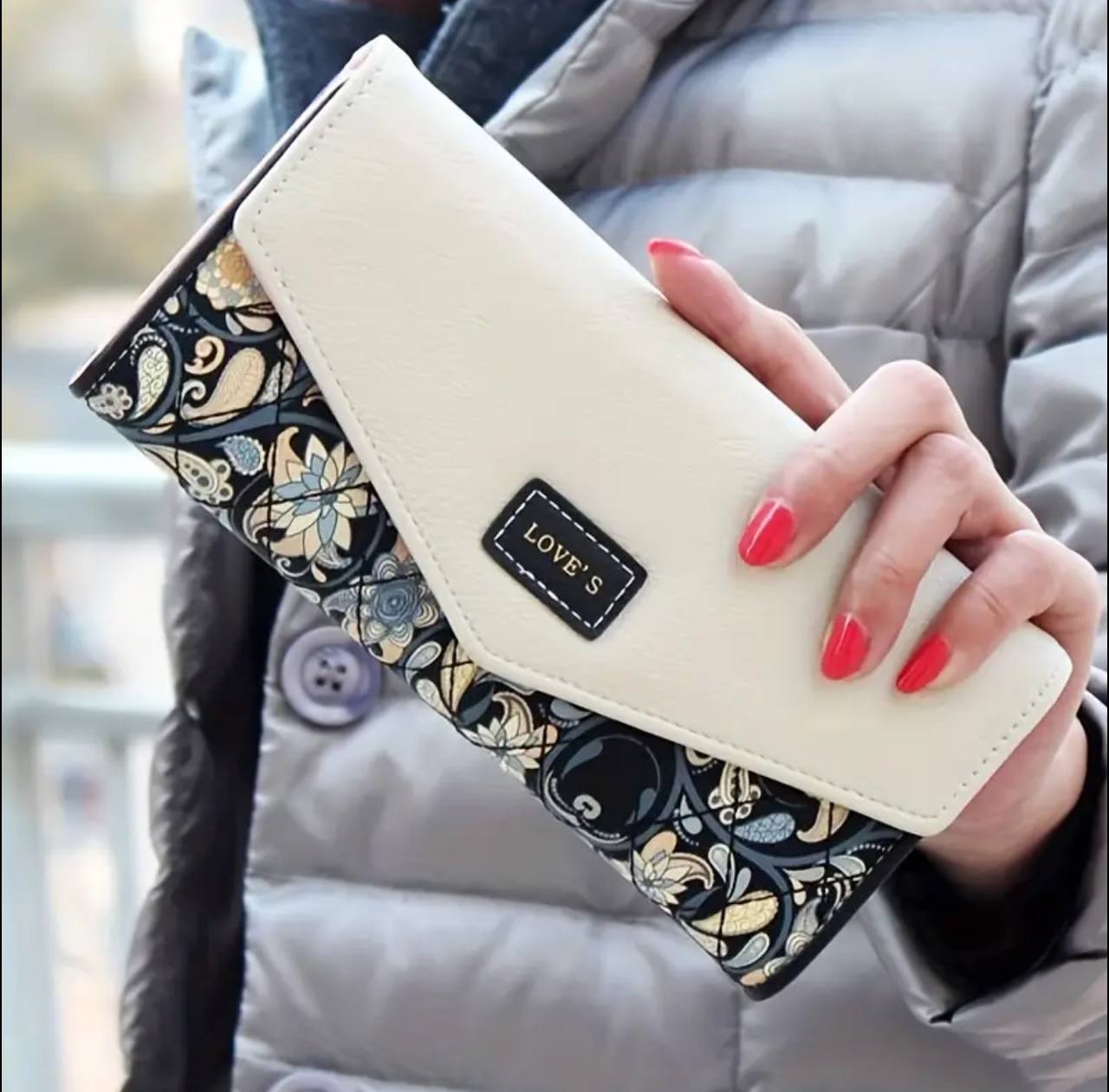 Luxury Women Love Wallets PU Leather