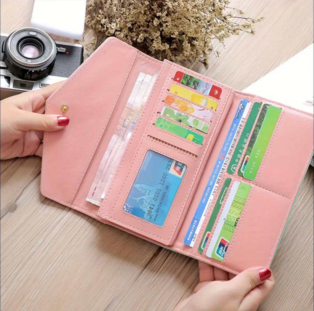Luxury Women Love Wallets PU Leather