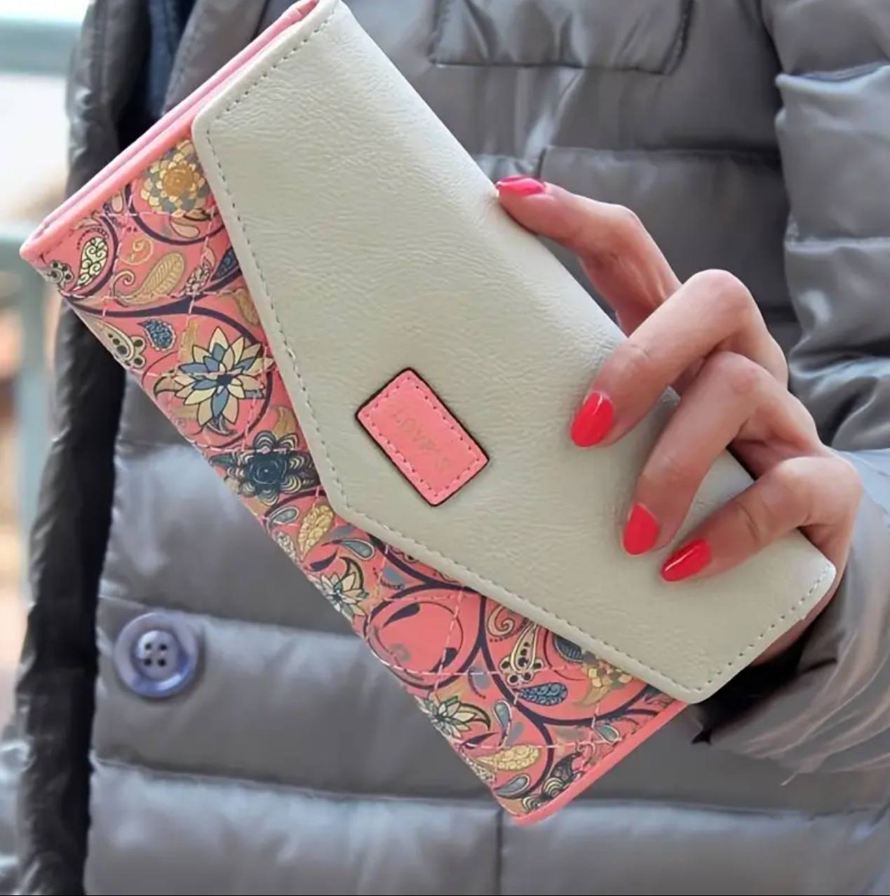 Luxury Women Love Wallets PU Leather
