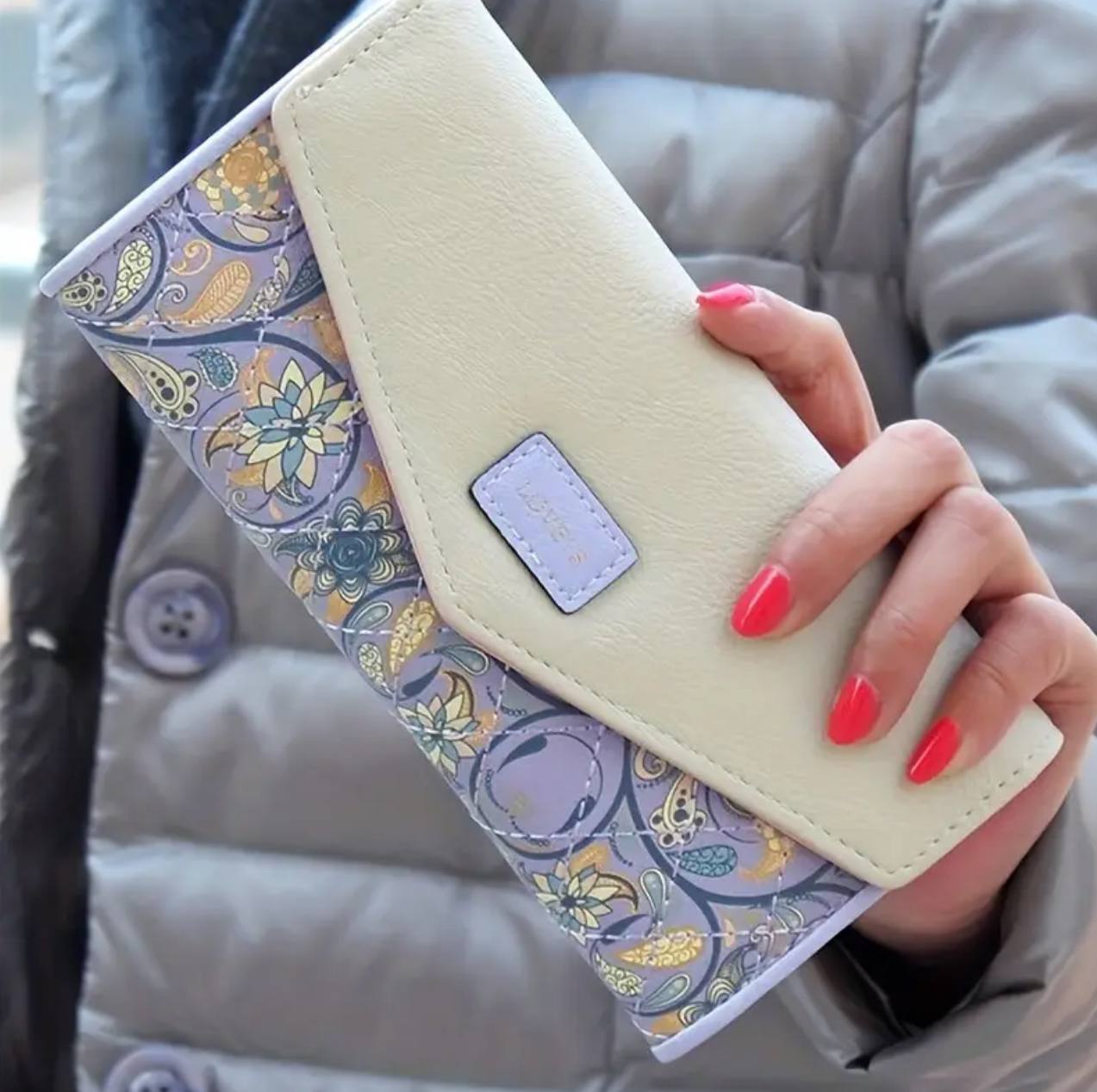 Luxury Women Love Wallets PU Leather