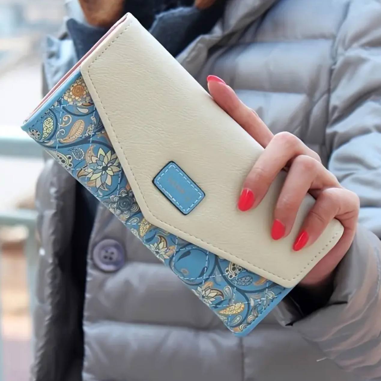 Luxury Women Love Wallets PU Leather