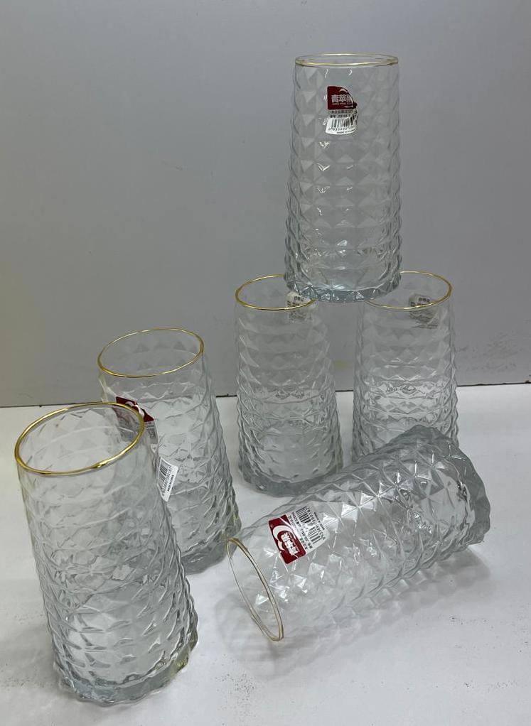 High quality borosilicate water,juice glasses