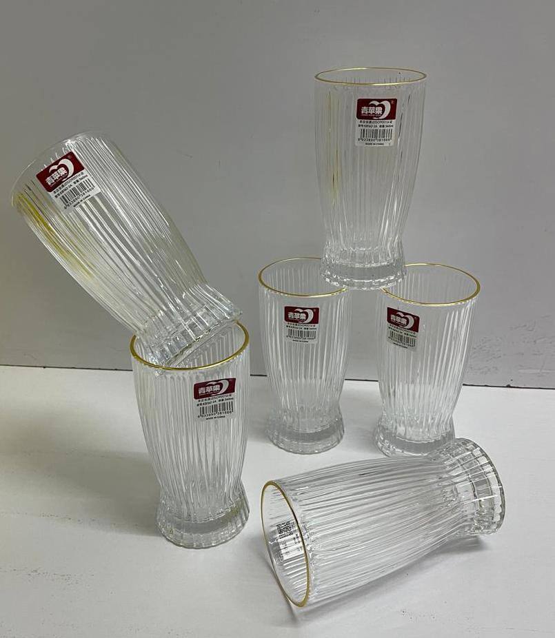 High quality borosilicate water,juice glasses
