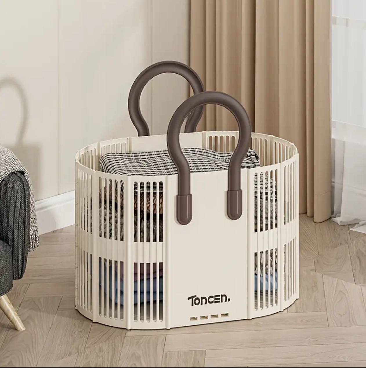 Foldable laundry / Toy Basket with
