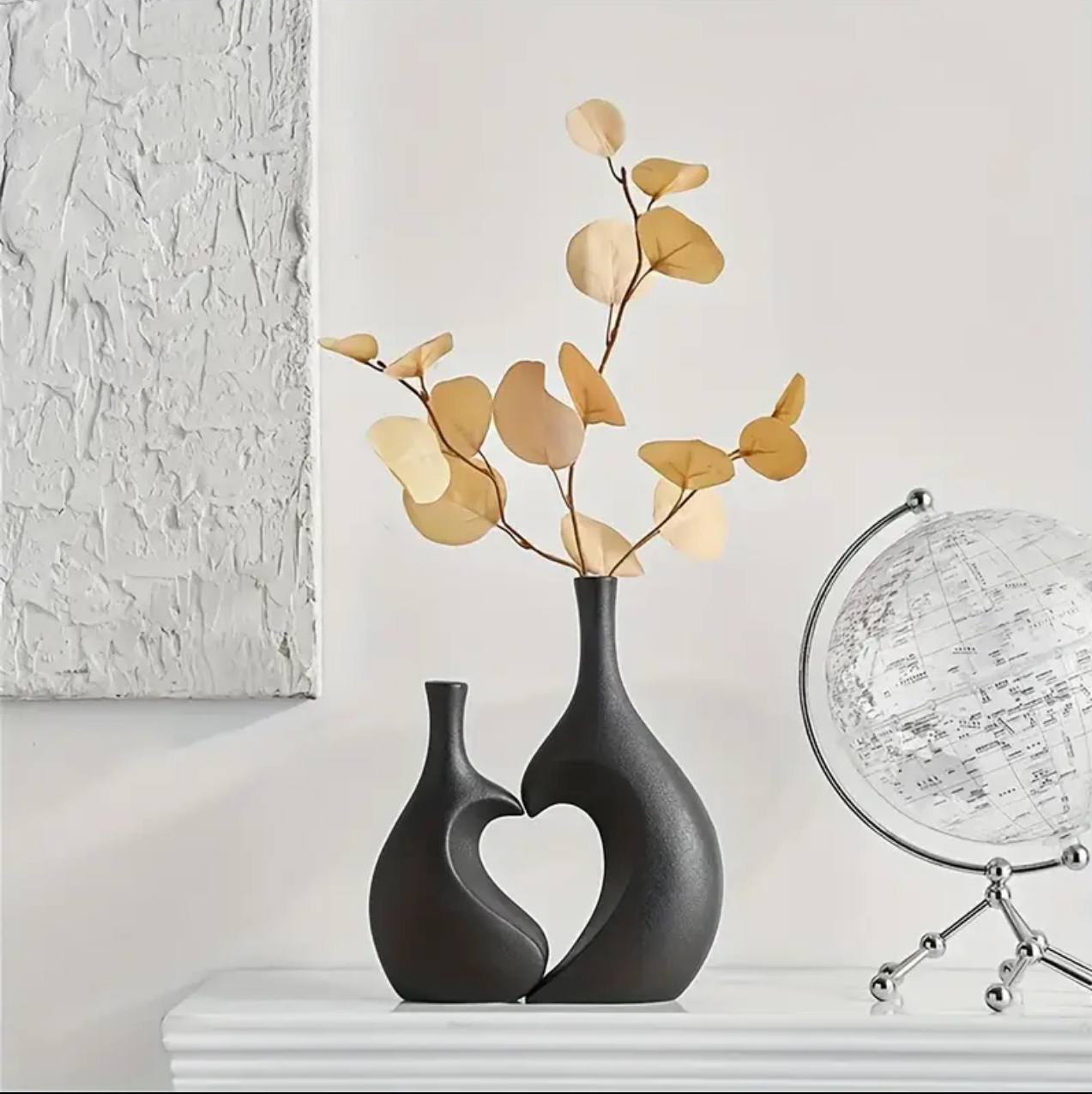 Decorative heart shape vase