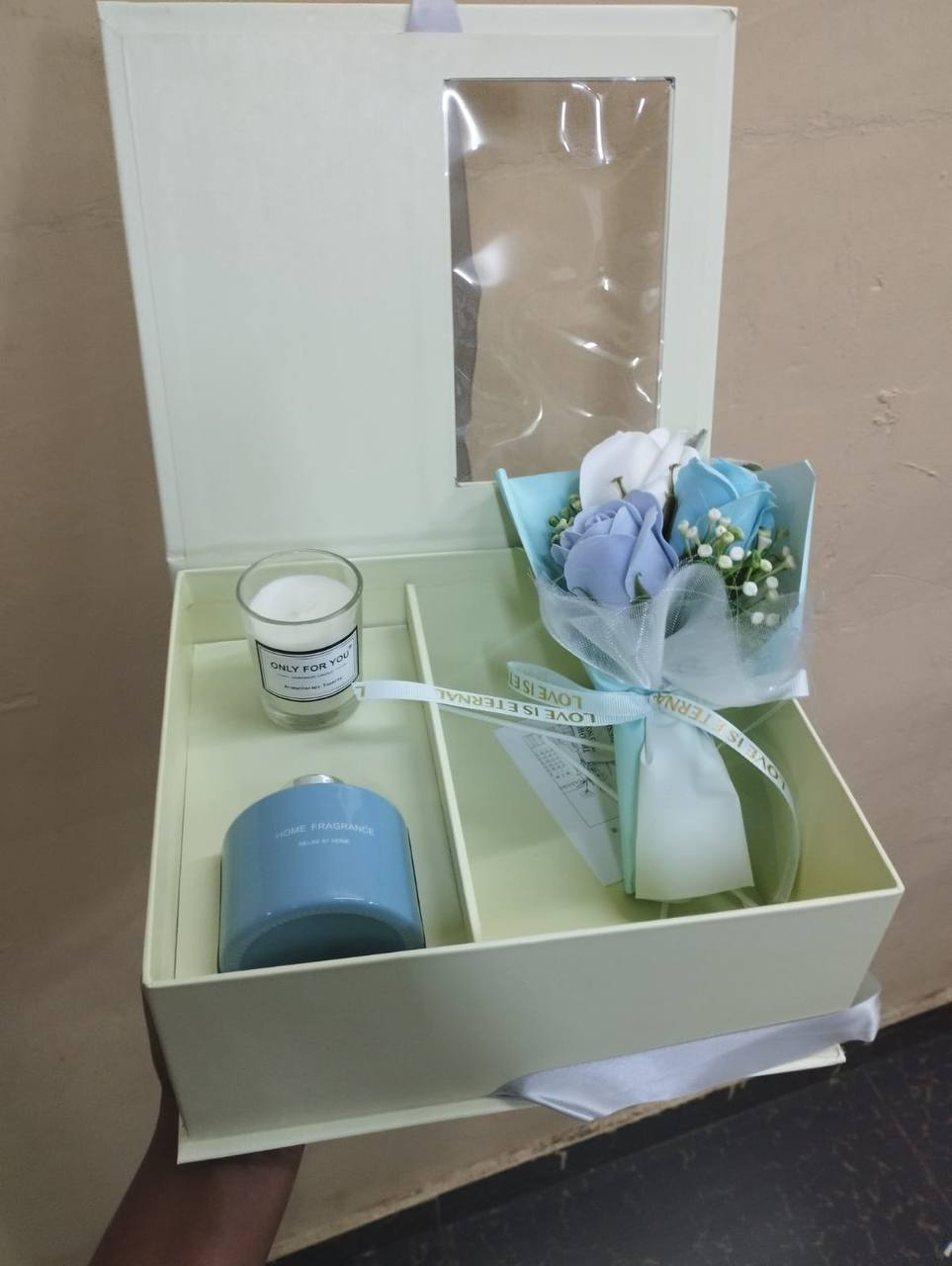 Aromatherapy diffuser gift set Decor Fragrance Scen with Scented candle