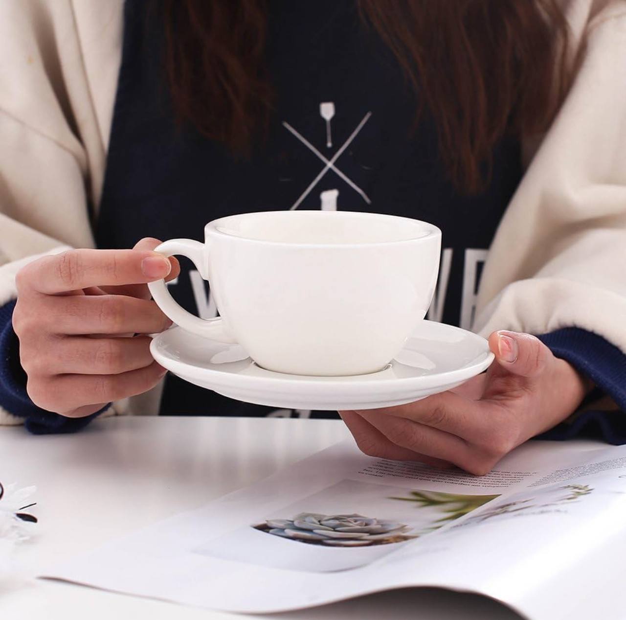12PC saucers plus cups