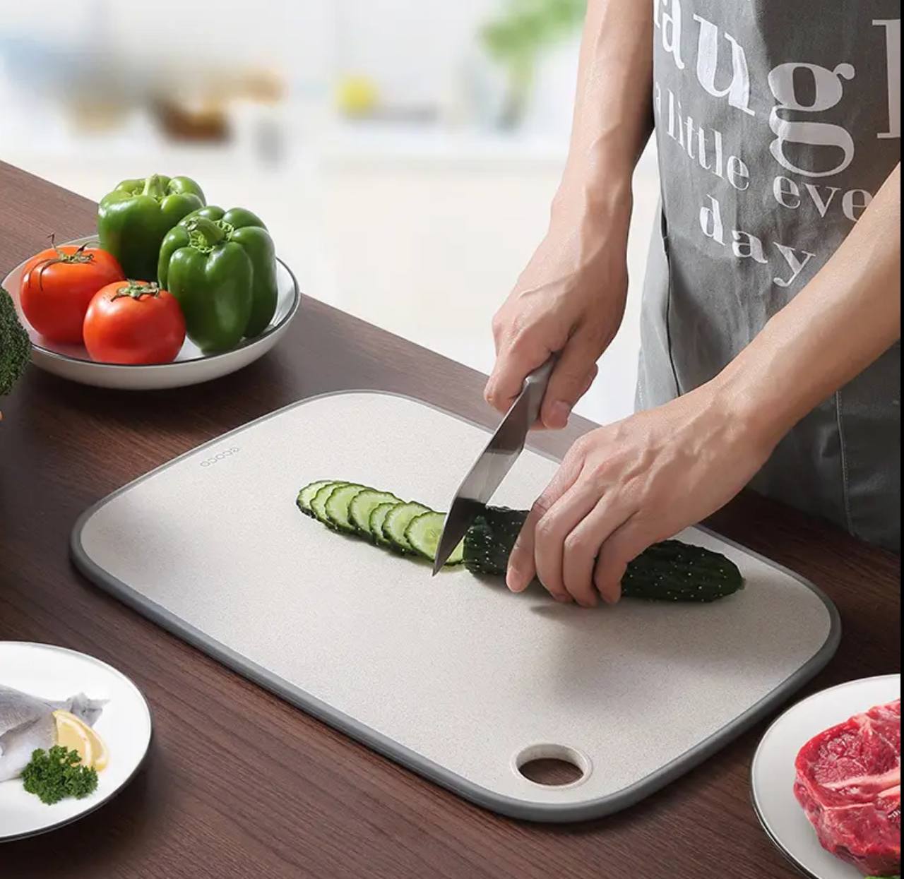 Eco friendly natural straw cutting board / chopping