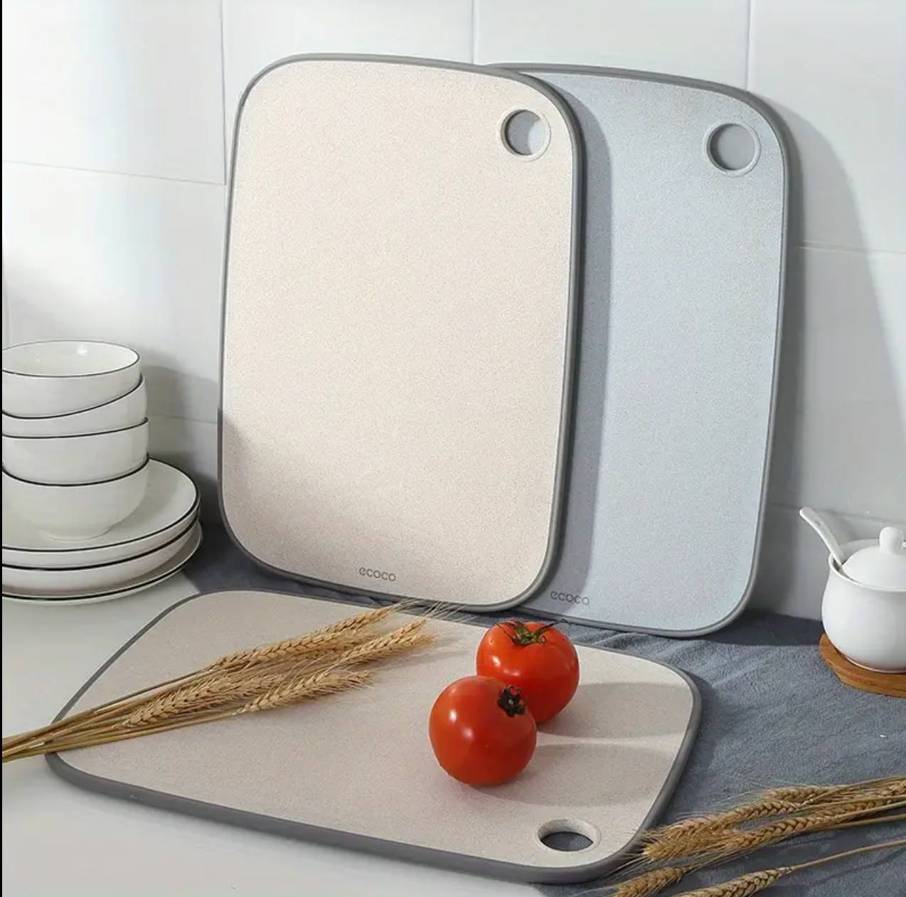 Eco friendly natural straw cutting board / chopping