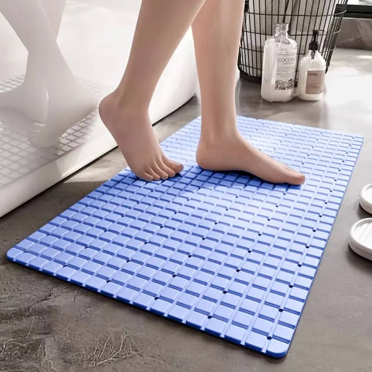Bathroom / bath tub plaid anti-slip mat