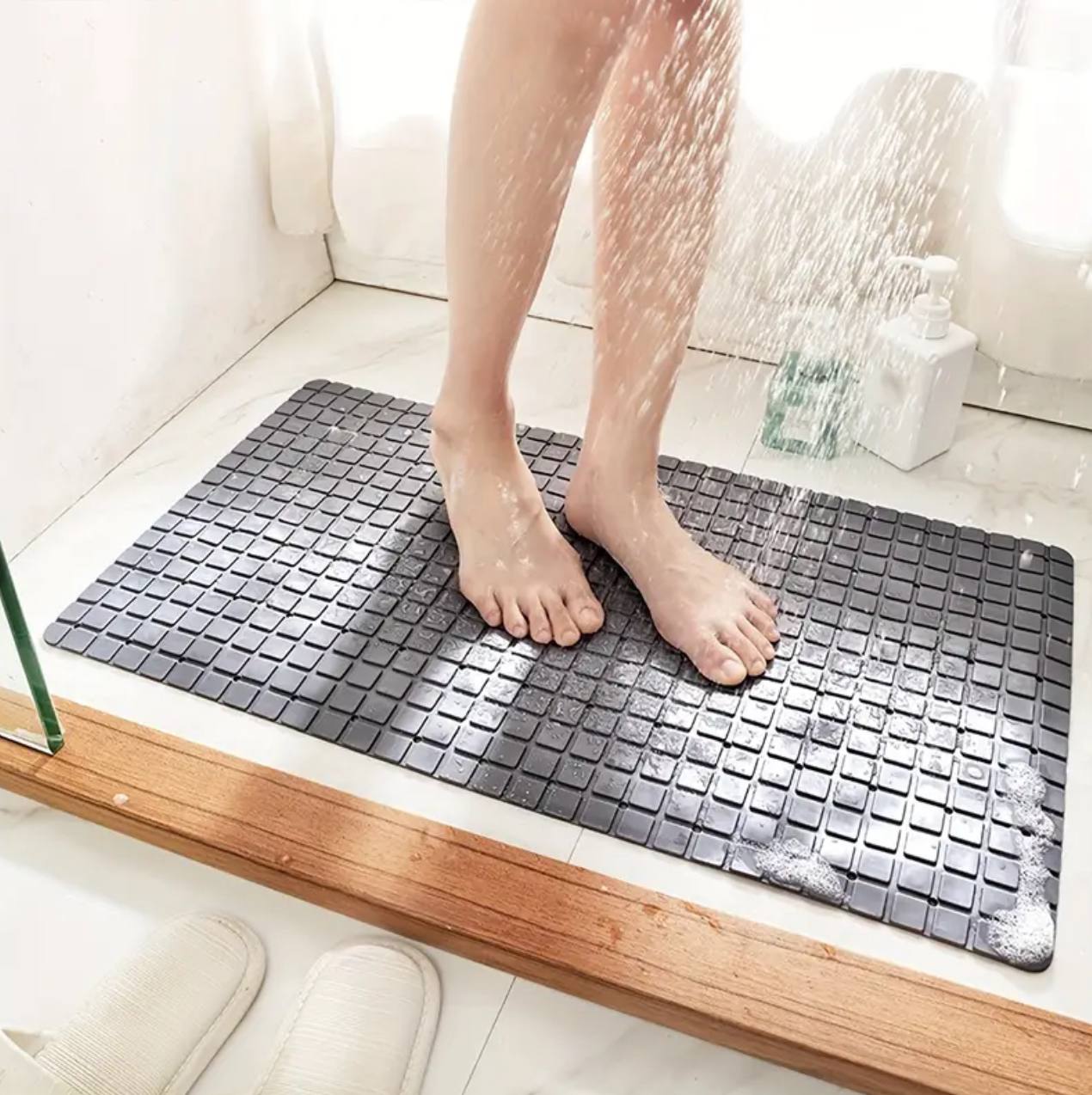 Bathroom / bath tub plaid anti-slip mat