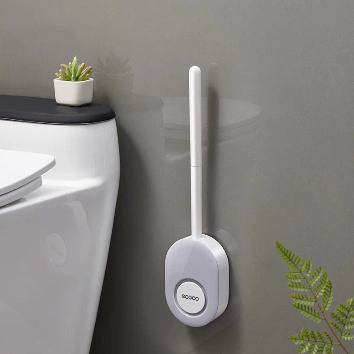 Flathead toilet brush