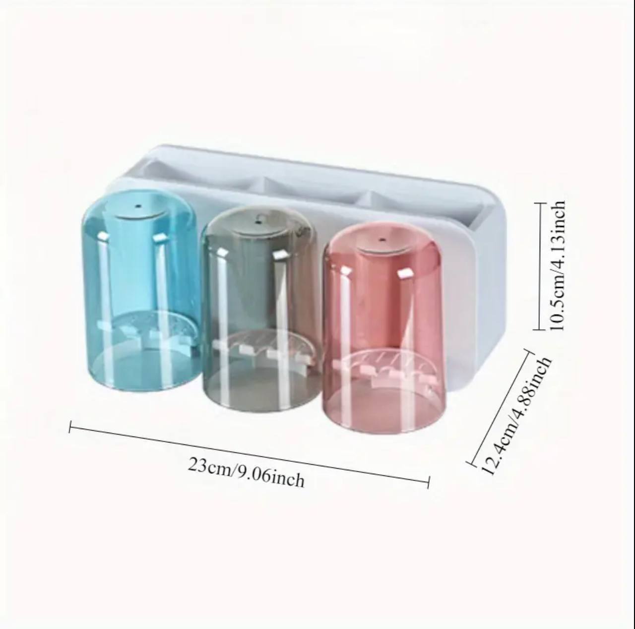 Wall mounted tooth brush holder