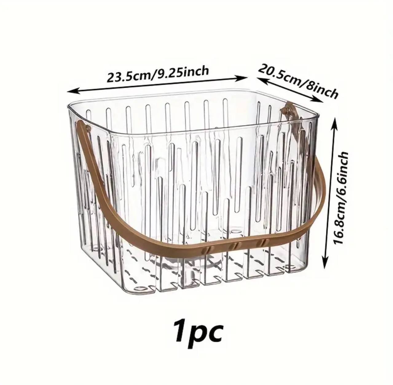 Basket storage organizer with handle/ Multipurpose holder