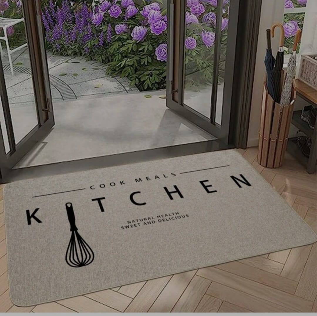 Rubber bottom kitchen Mat