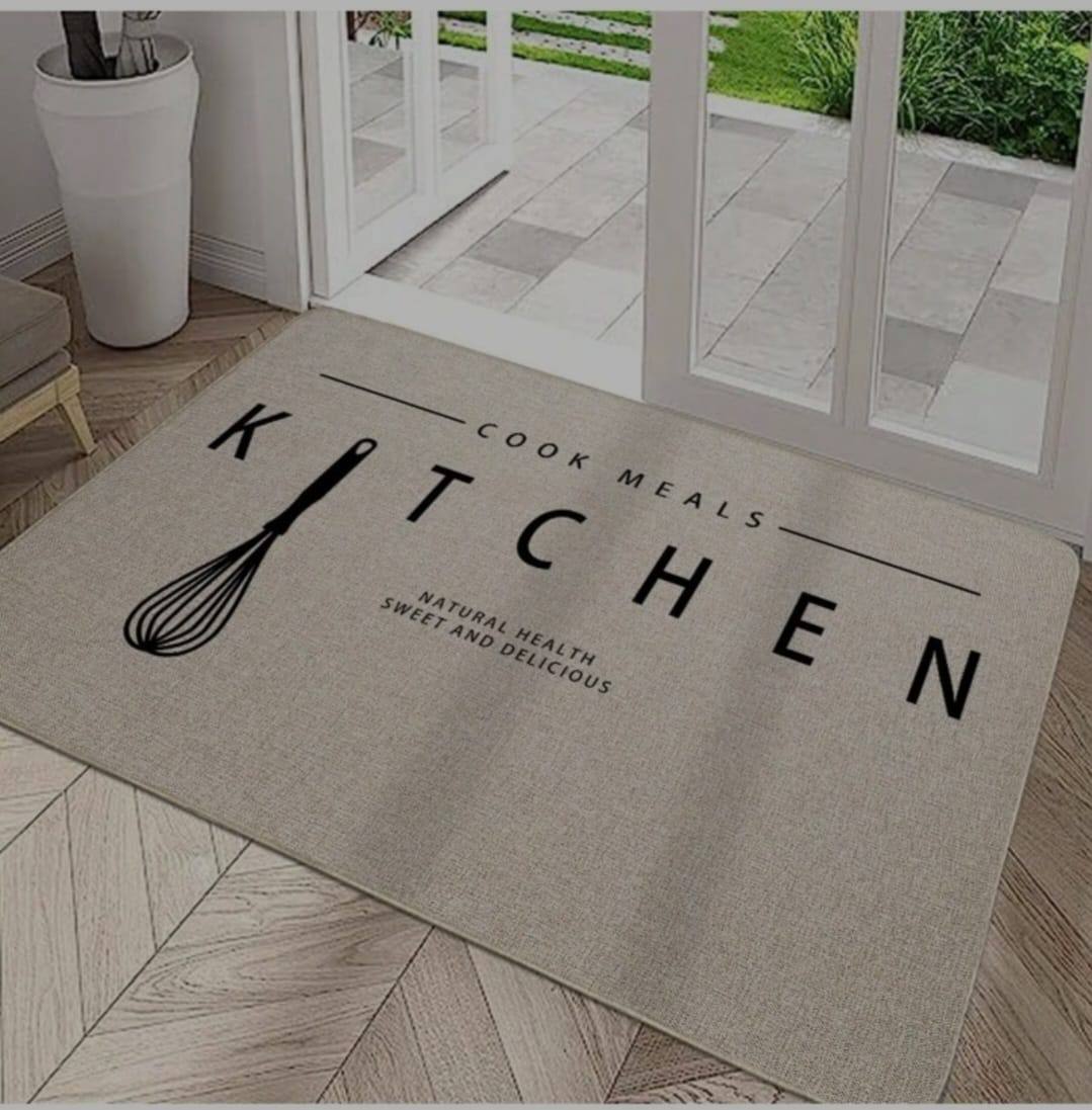 Rubber bottom kitchen Mat