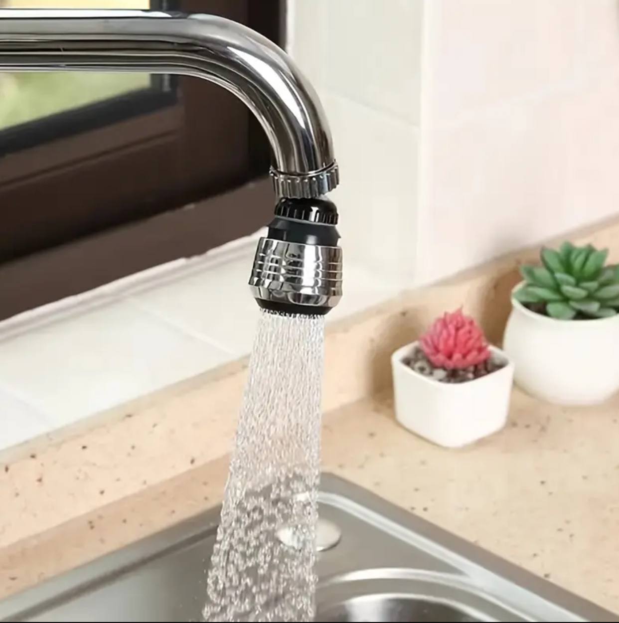Short Stainless Steel Faucet extender