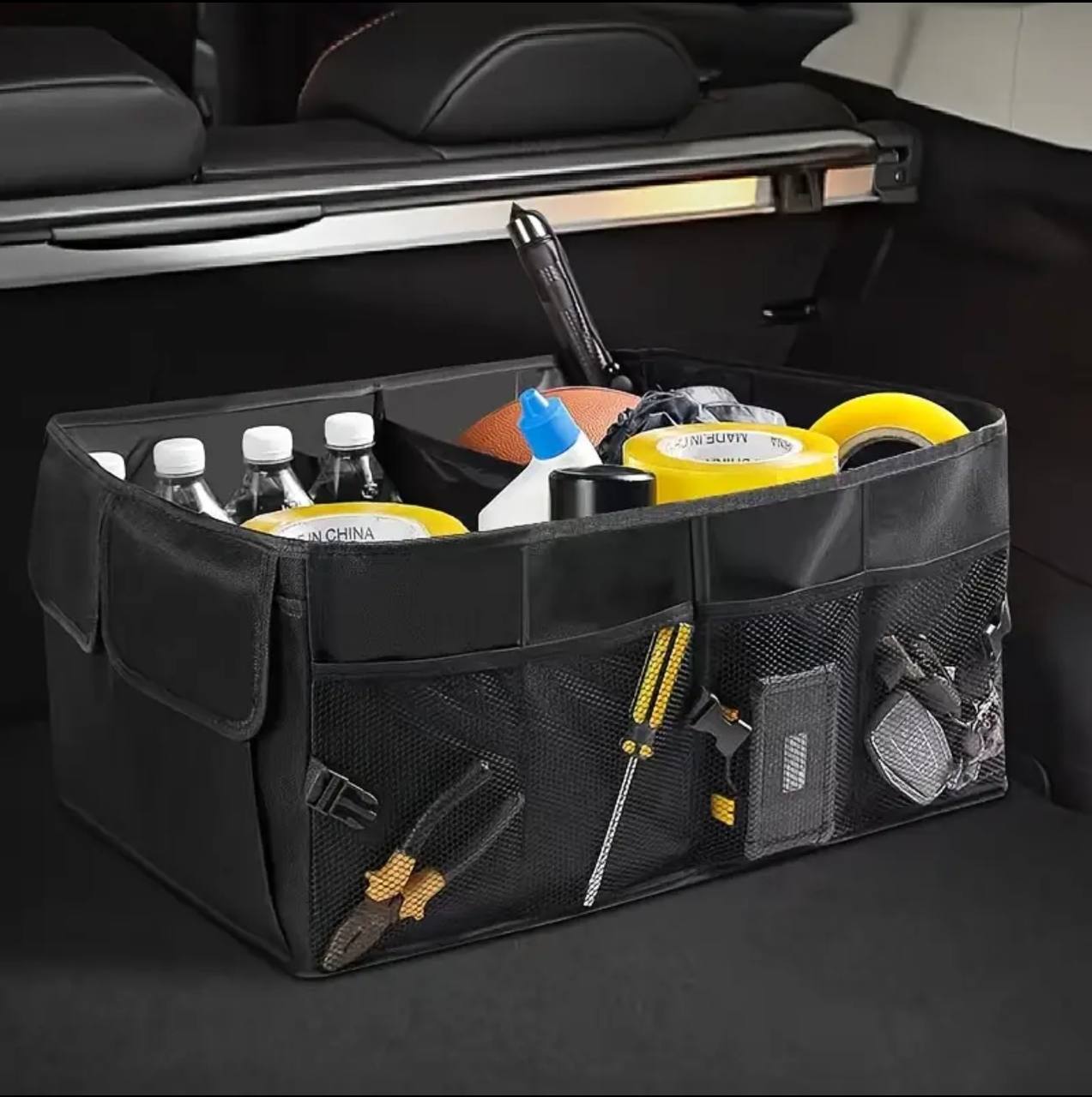 Large capacity divided high quality car boot organizer