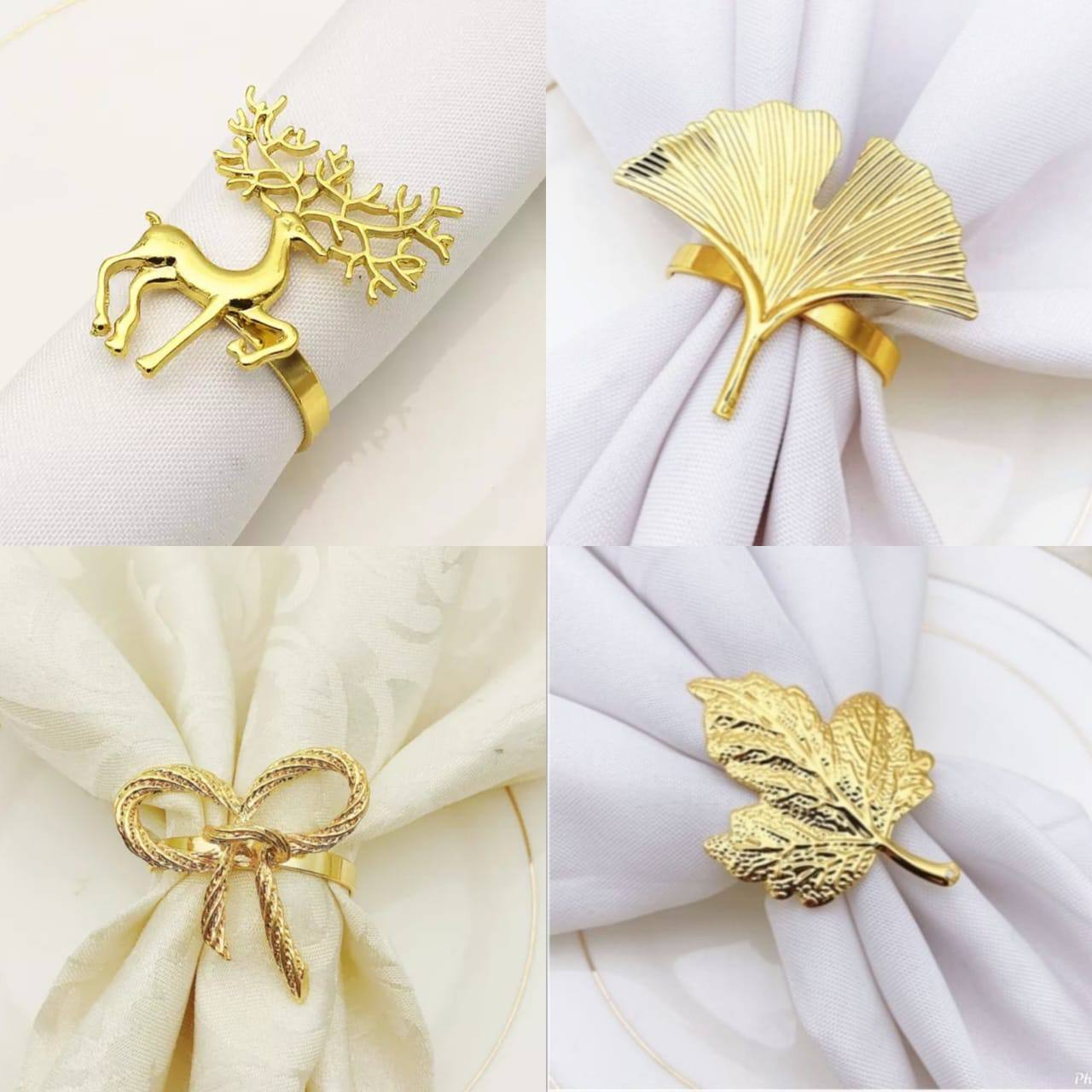 Luxurious 6pcs Napkin Rin
