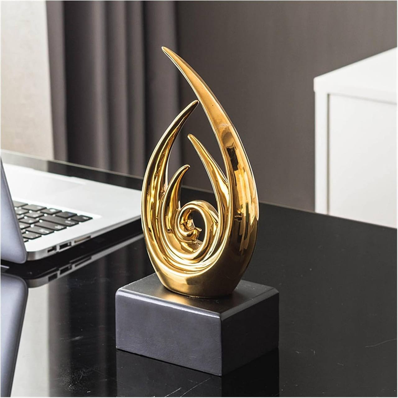 Ceramic Modern Abstract Art Statue Decor Sculpture Figurine