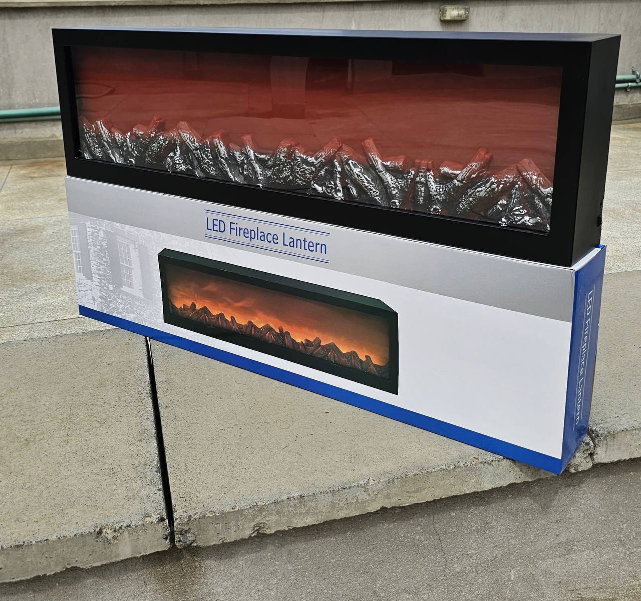 LED MODERN Electric Simulated Fireplaces Flame Lamp