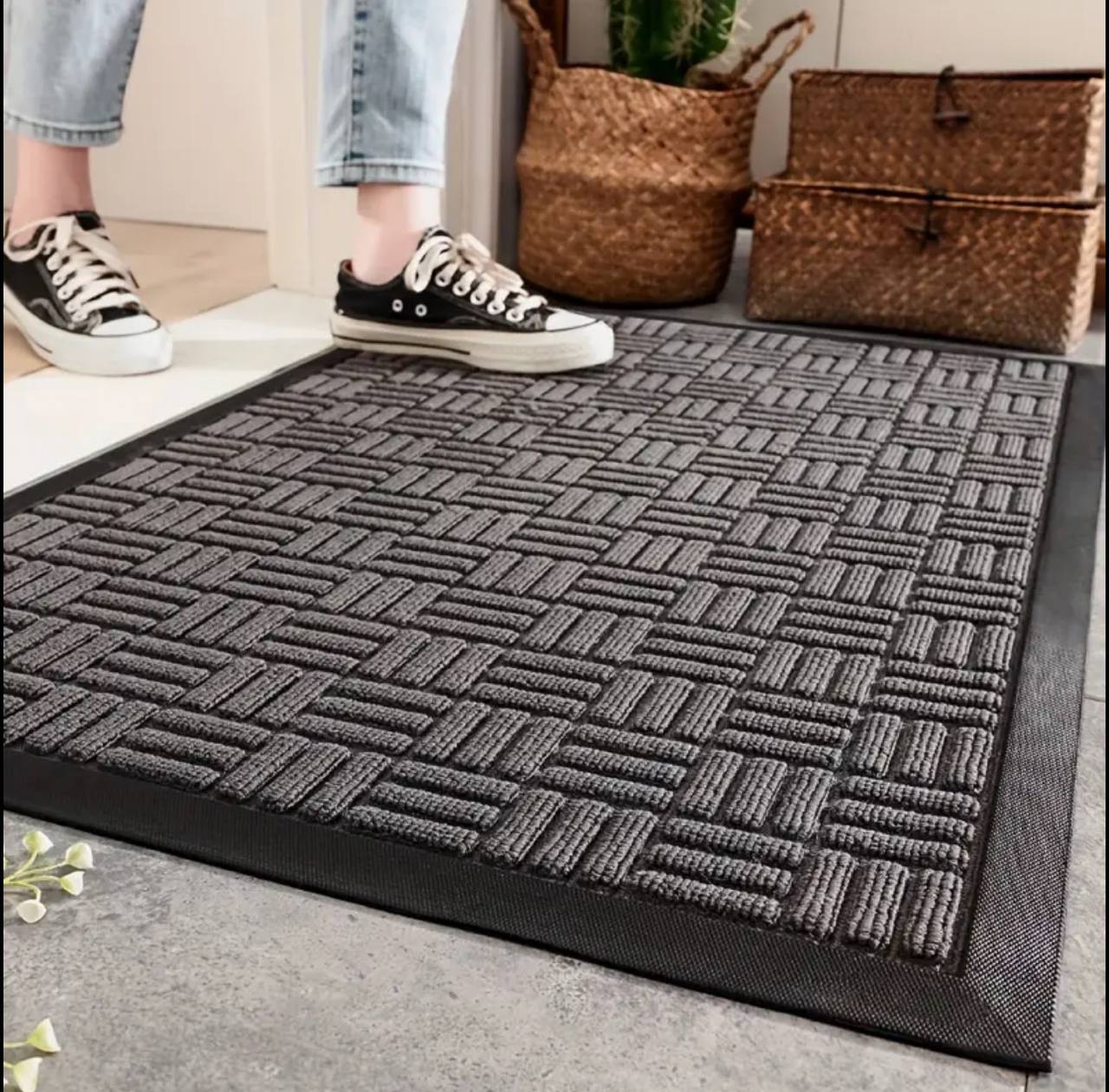 High quality non-slip wear resistant rubber doormat