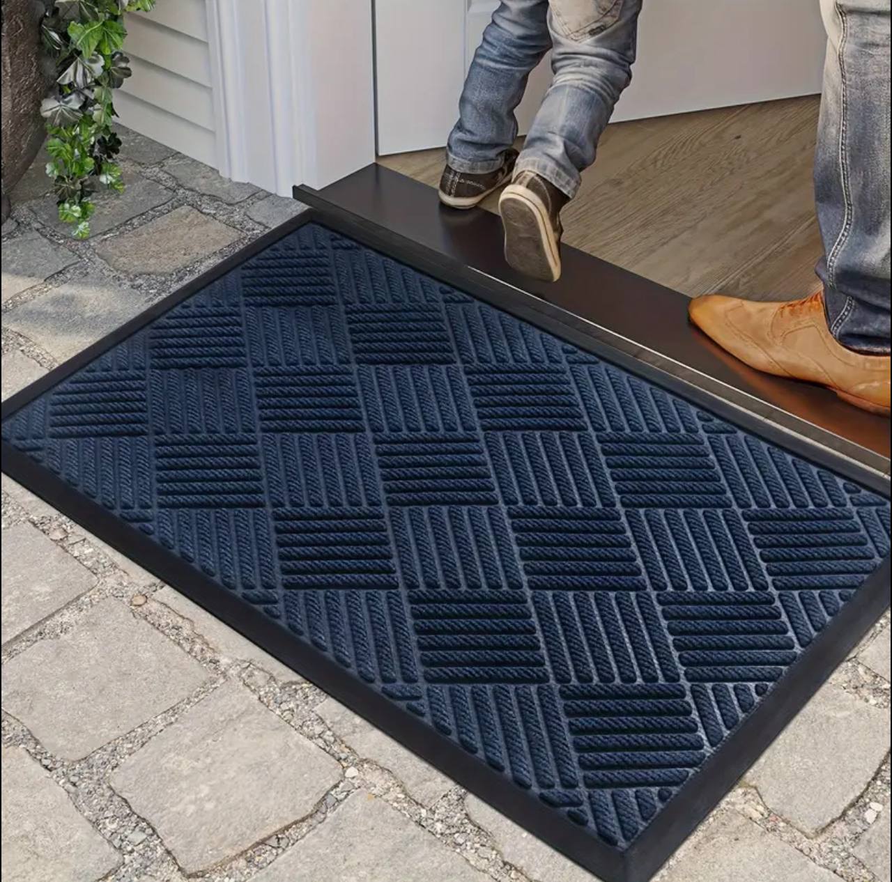 High quality non-slip wear resistant rubber doormat