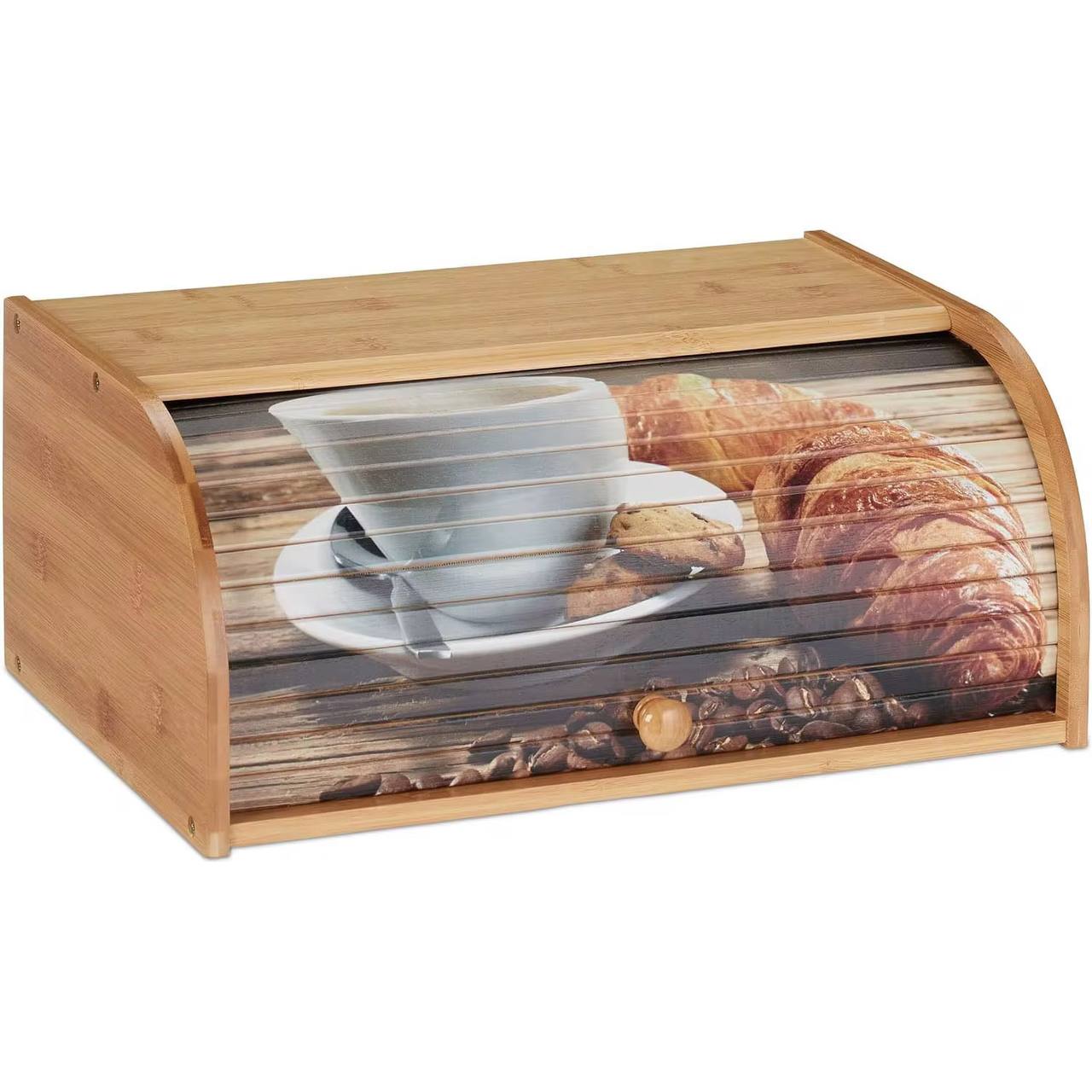 Eco-Friendly Bamboo Bread Bin