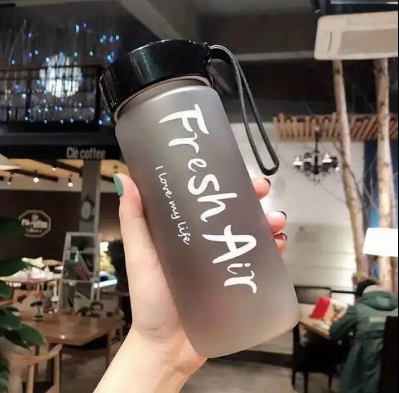 Frosted water bottles