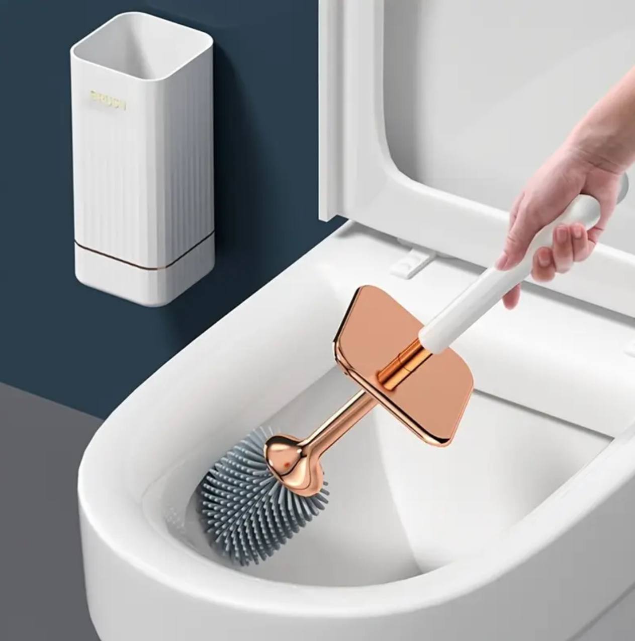 Luxury toilet brush &holder set