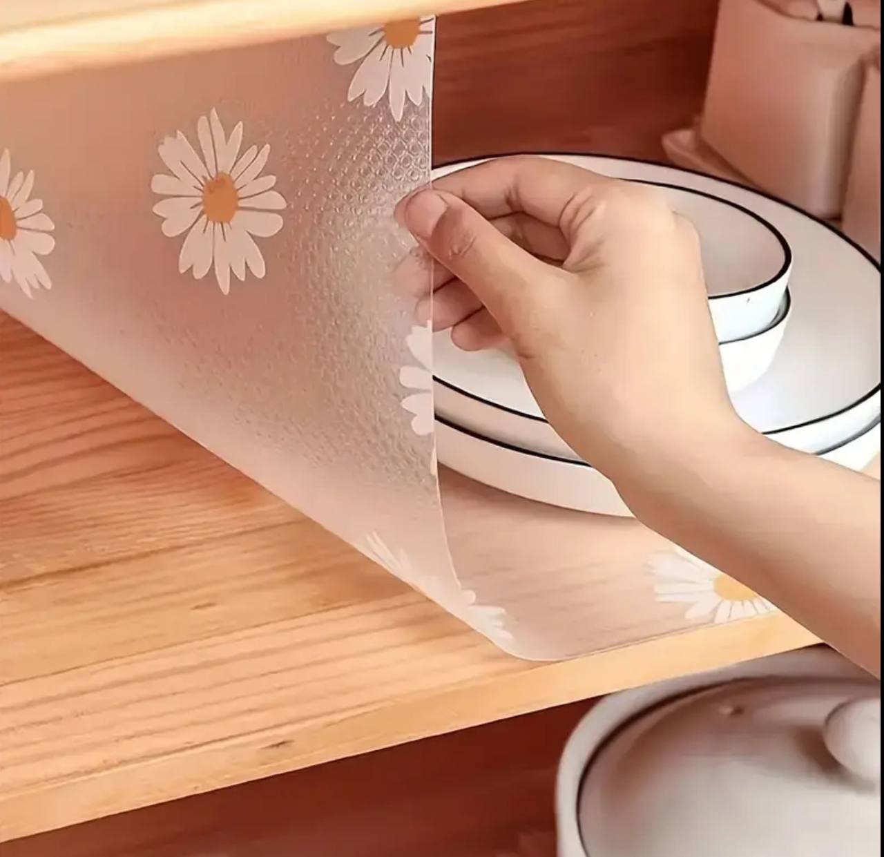 Daisy pattern Kitchen drawer liners