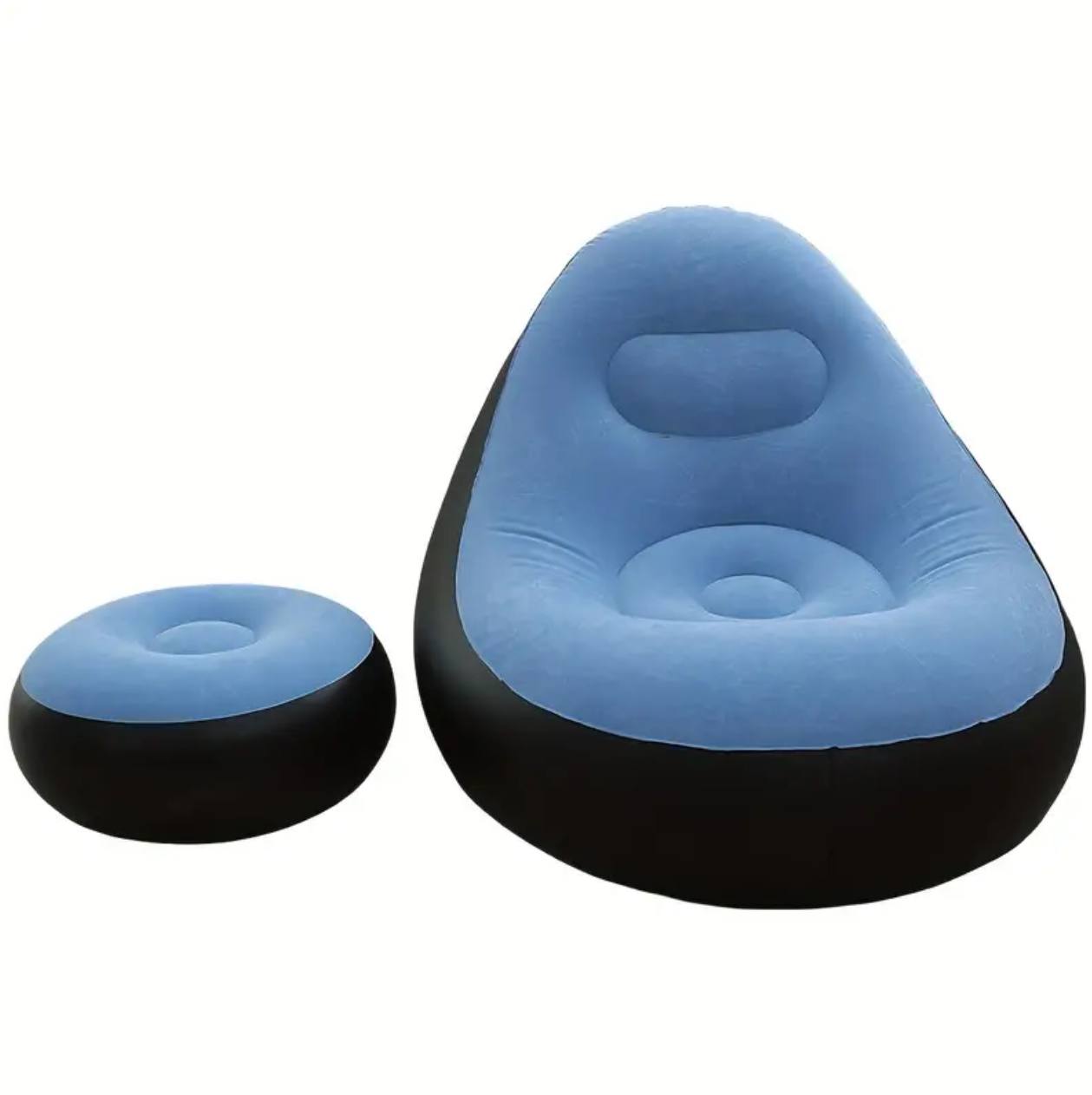 Inflatable Lazy Sofa with foot step*
