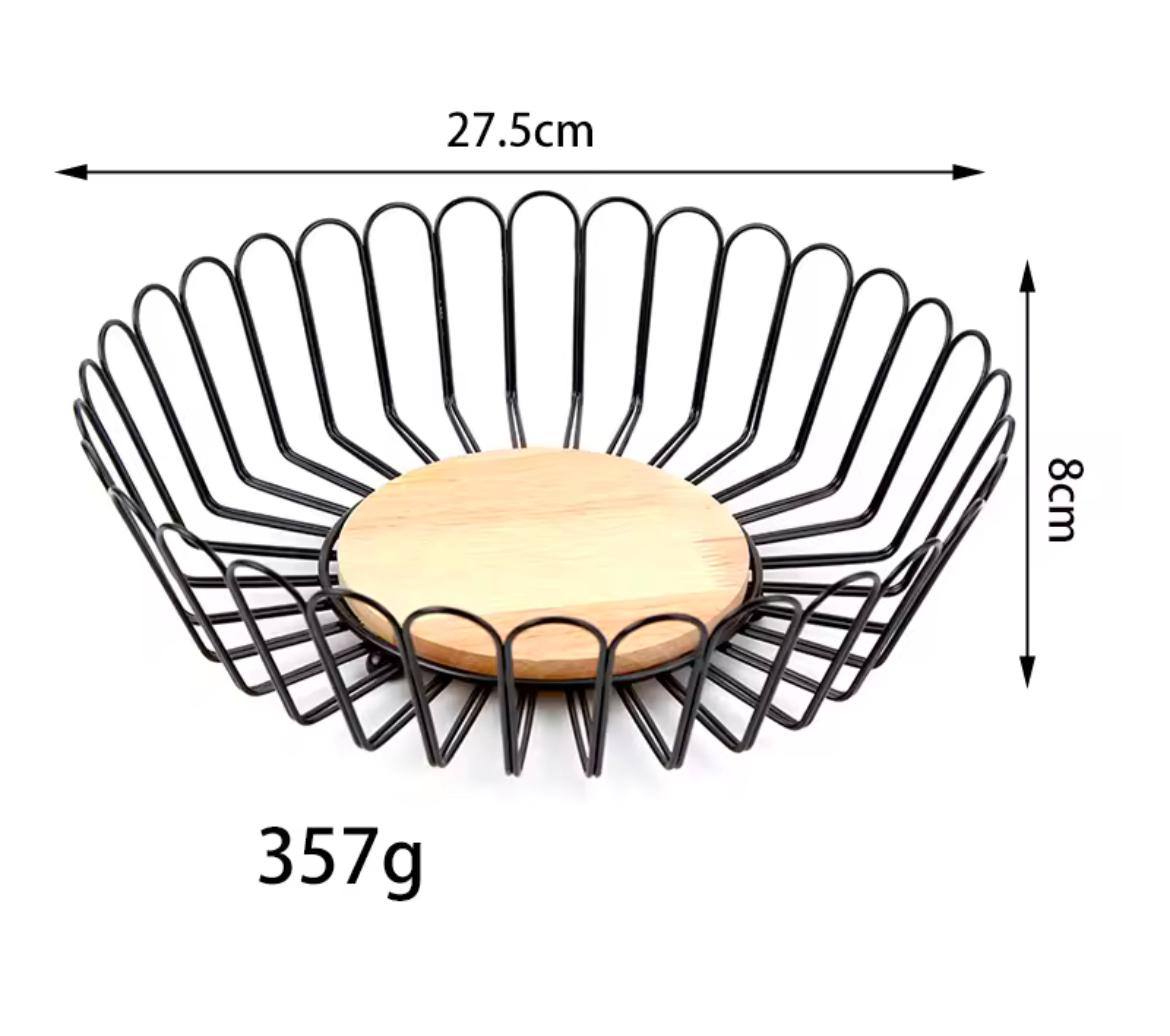 Creative Metal Fruit Bowl Basket
