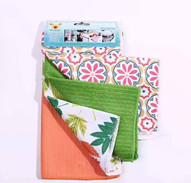 Pure Color Printing Ultrafine kitchen Fiber Cloth