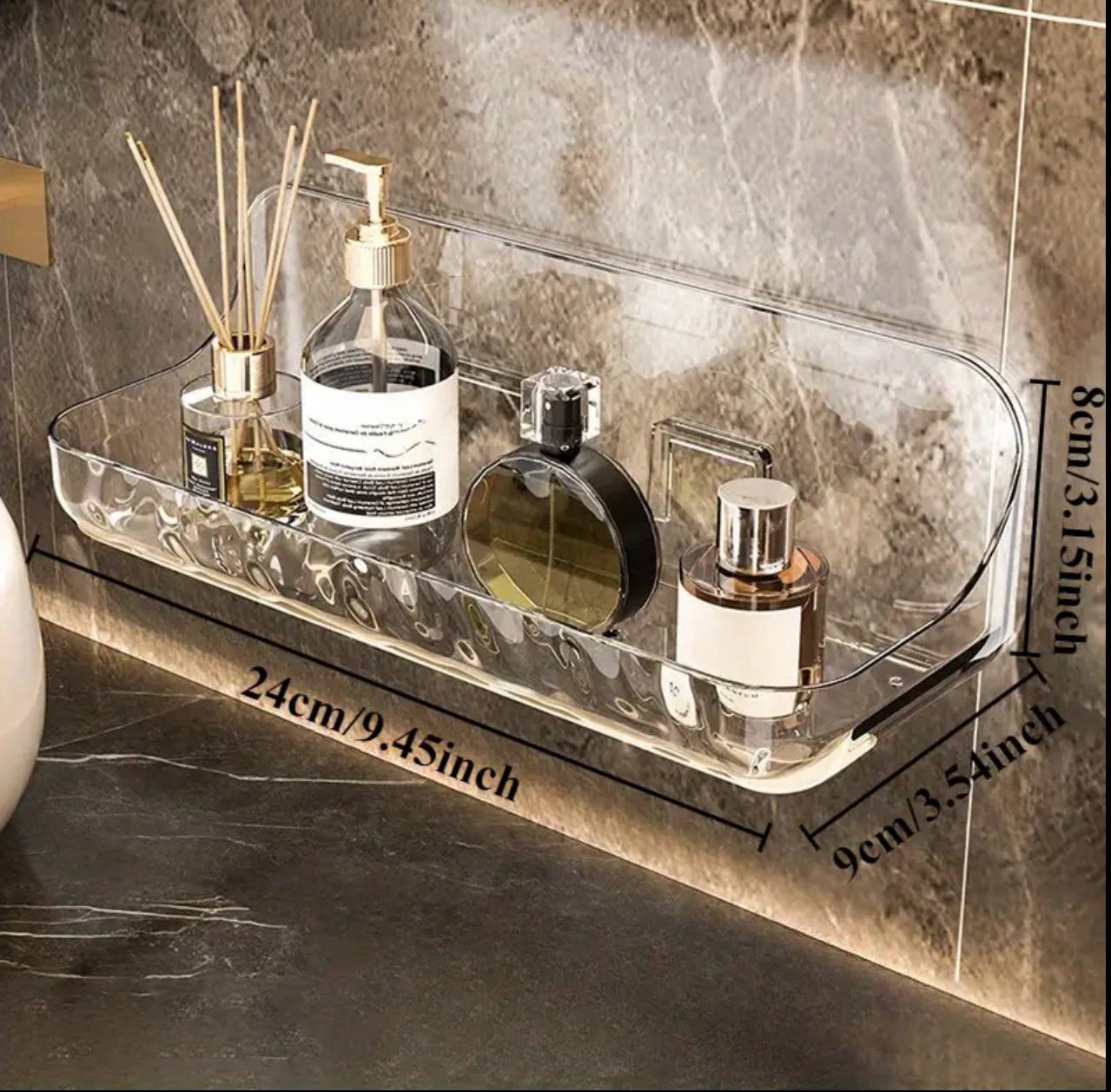 Space-Saving Acrylic Bathroom Organizer