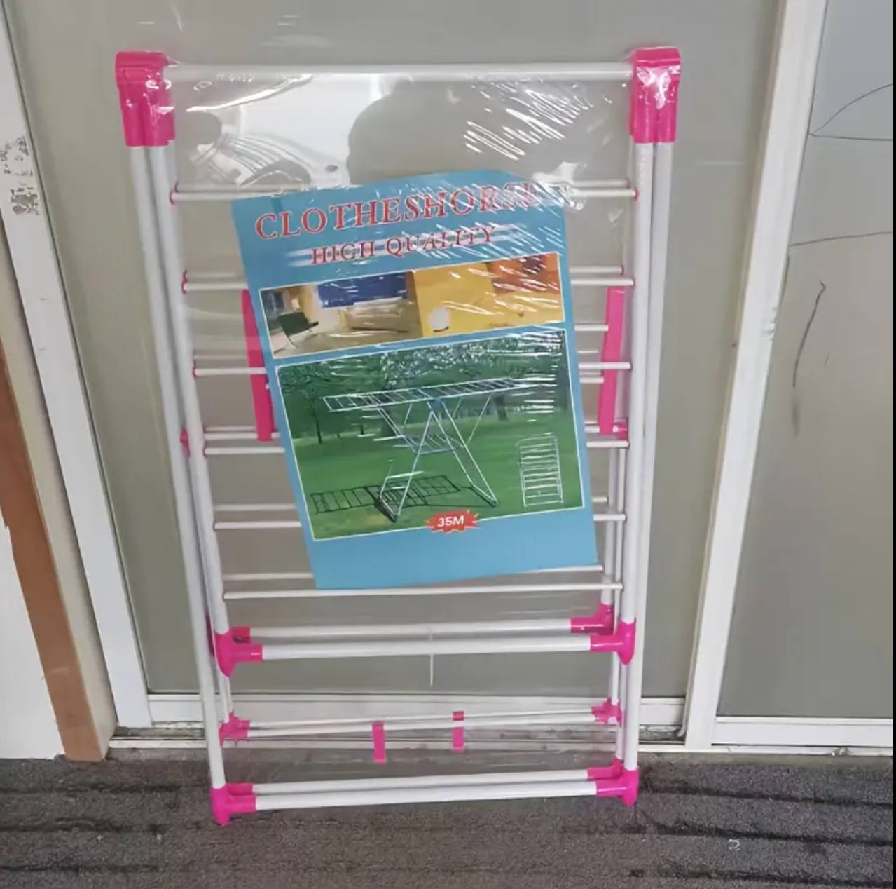 Foldable portable drying rack