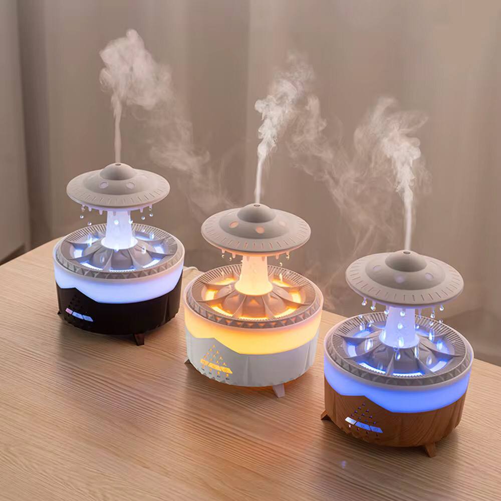 Water raindrops ultrasonic air humidifier