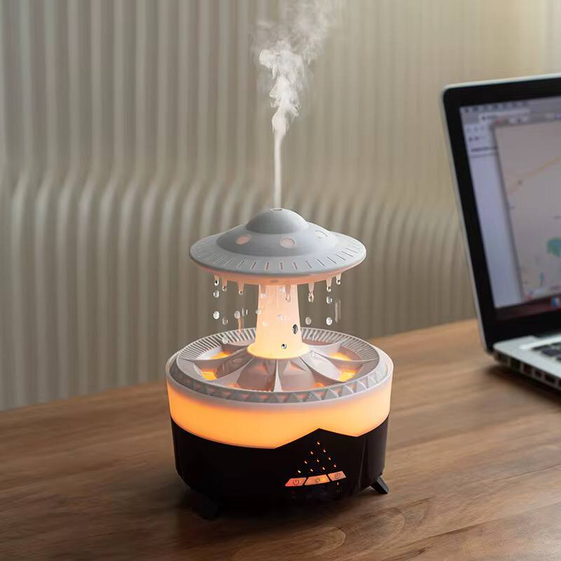 Water raindrops ultrasonic air humidifier
