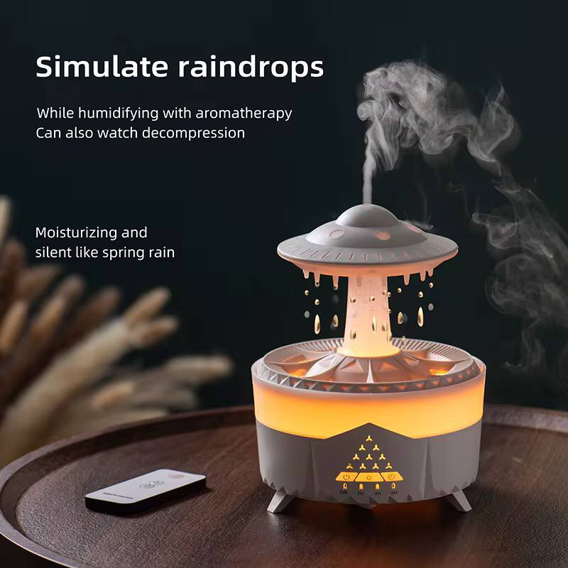 Water raindrops ultrasonic air humidifier