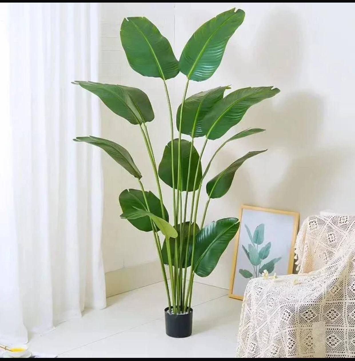 Nordic High quality potted artificial green tree