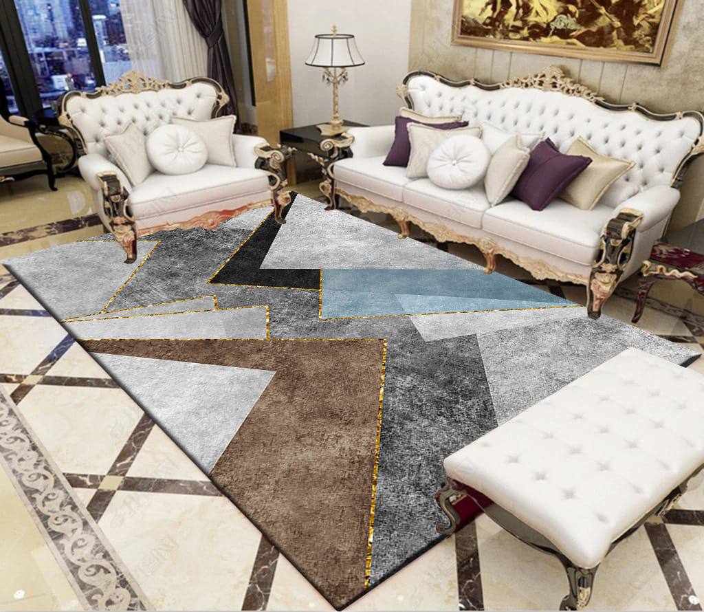 3D carpets reinforced with rubber bottom for maximum grip and comfort