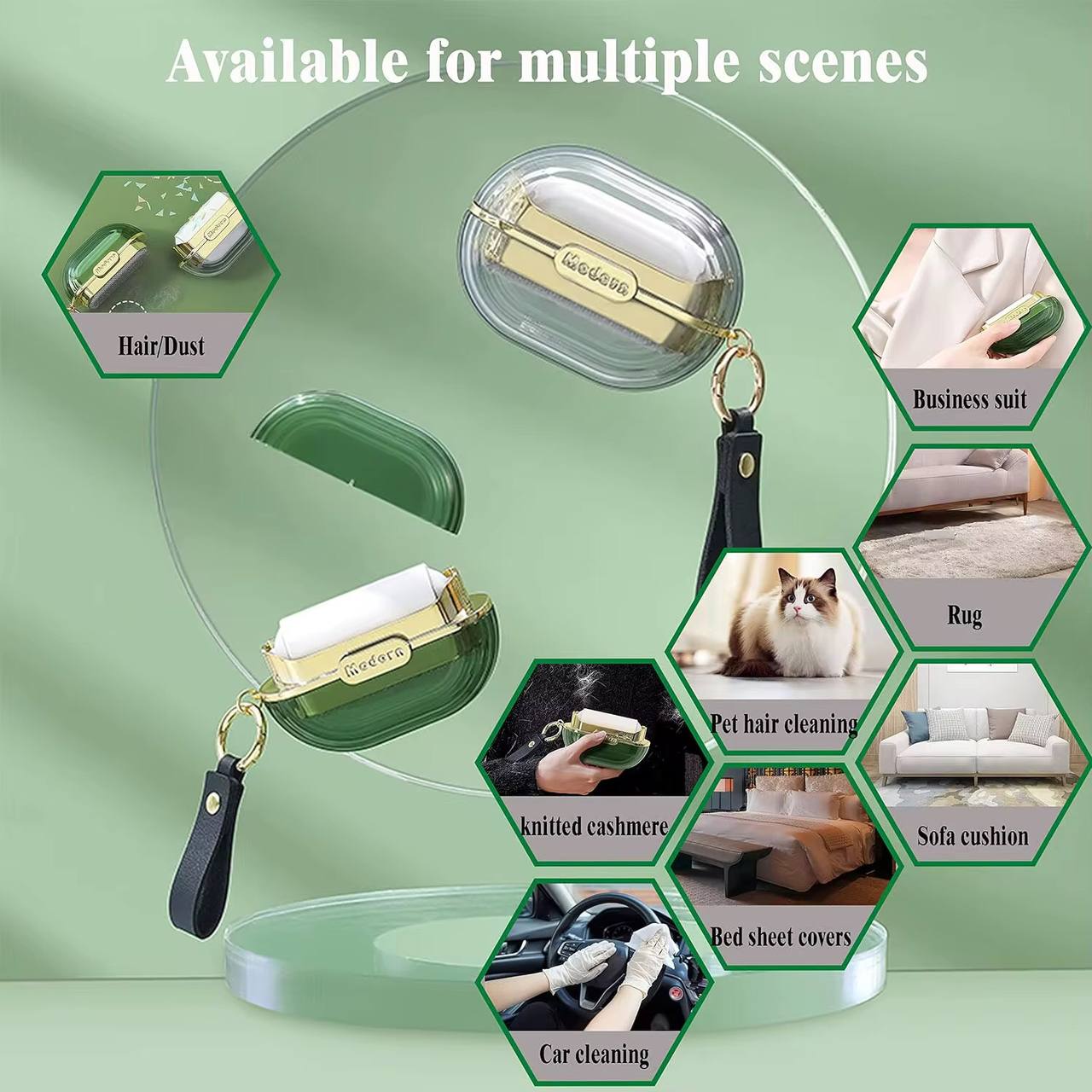 Portable Tearable Roll Paper Sticky Roller