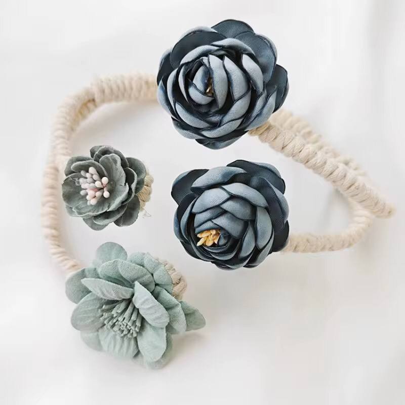 1 PC creative handmade flower and branch curtain buckle