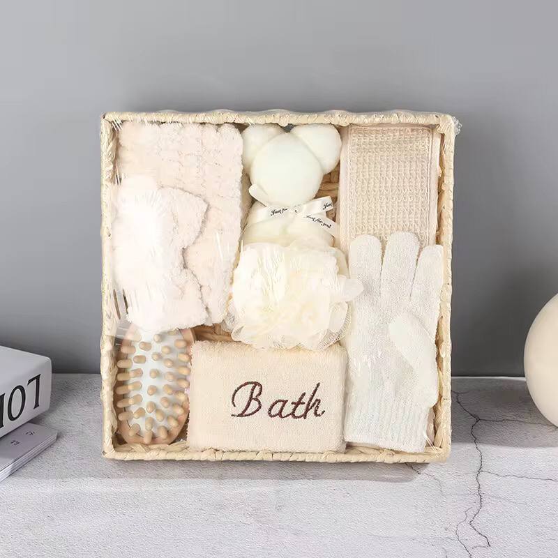 1 Set Spa Gift Cute Bear Basket