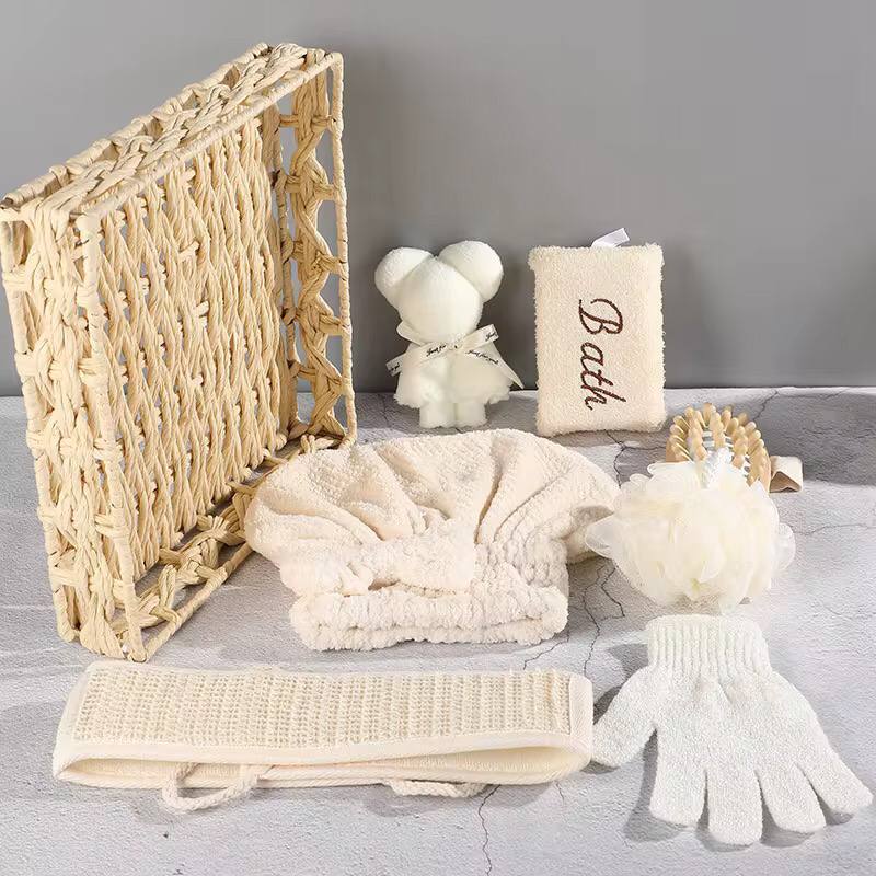1 Set Spa Gift Cute Bear Basket