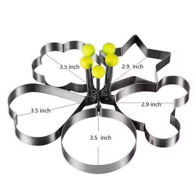 1 Pcs Kitchen Accessories Stainless Steel Fried Egg Shaper